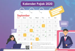Kalender Pajak Bulan September 2020