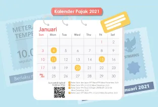 Kalender Pajak Bulan Januari 2021