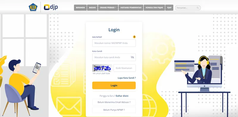 Downtime Aplikasi DJP, E-Registration Tidak Dapat Diakses Hingga Hari Minggu