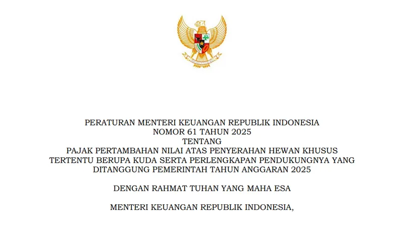 Dukung Pertahanan Nasional, Kuda Kavaleri Dapat Fasilitas PPN DTP
