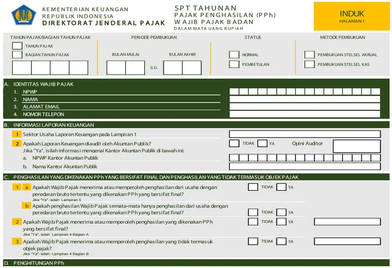 SPT Tahunan PPh Badan Era Coretax, Apa Saja yang Berubah?