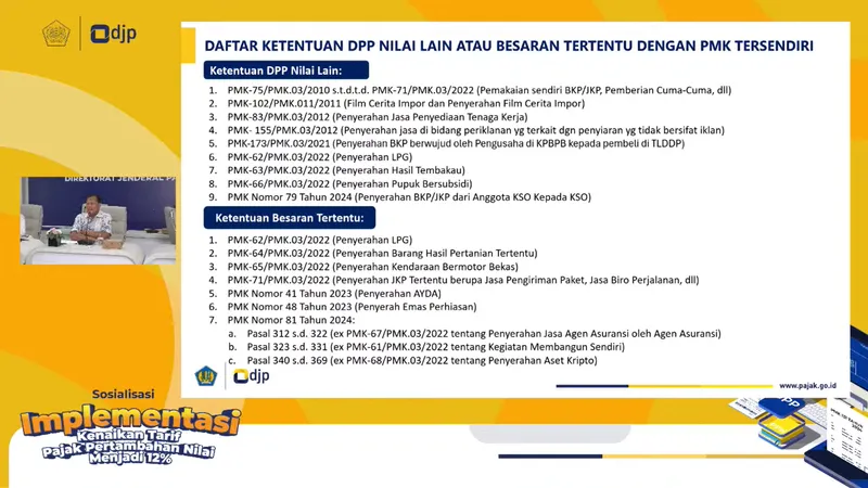 Kemenkeu Akan Revisi PMK Terkait DPP Nilai Lain dan Besaran Tertentu